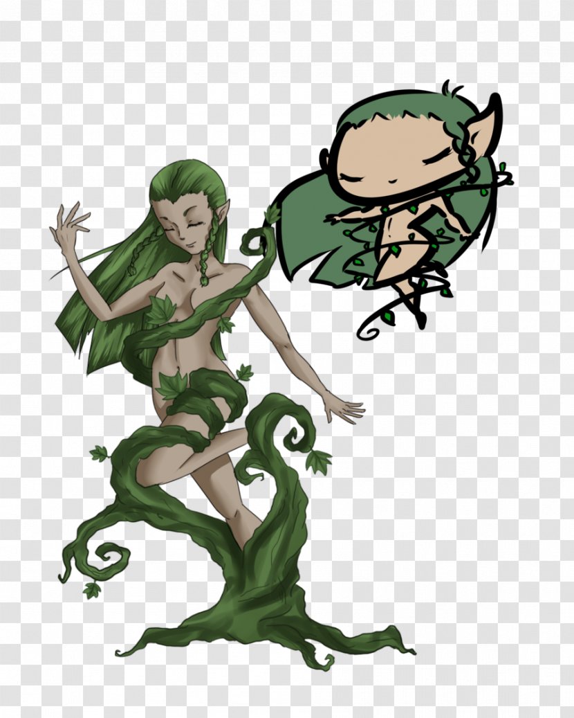 Amphibian Tree Fairy Cartoon - Mythical Creature Transparent PNG