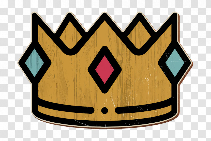 Crown Icon Summer Party Icon Transparent PNG