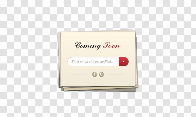 User Interface Window - Text - Coming Soon Page PSD Template Free Transparent PNG