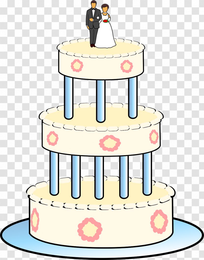 Wedding Cake Birthday Clip Art - Decorating - Creative Cakes Transparent PNG