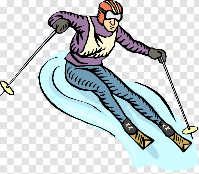 Winter Background - Slope - Sport Telemark Skiing Transparent PNG