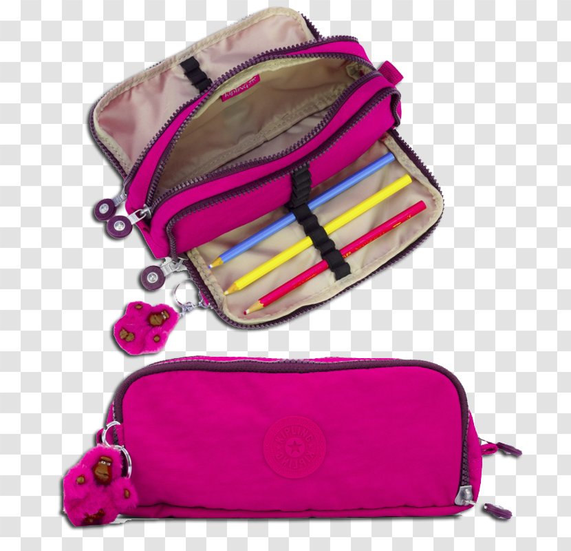 Book Handbag Case Kipling Clothing Accessories - Shoulder Bag - Pink Purple Transparent PNG