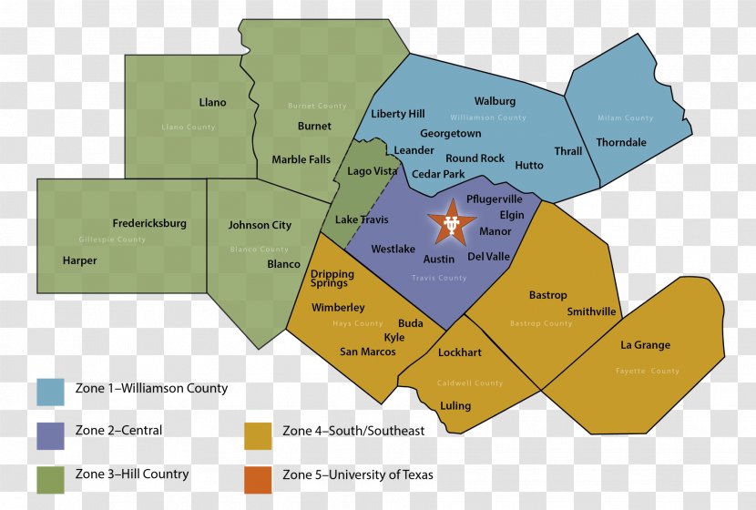 Bastrop County, Texas Williamson Austin Map Location - Diagram - Hill Country Transparent PNG