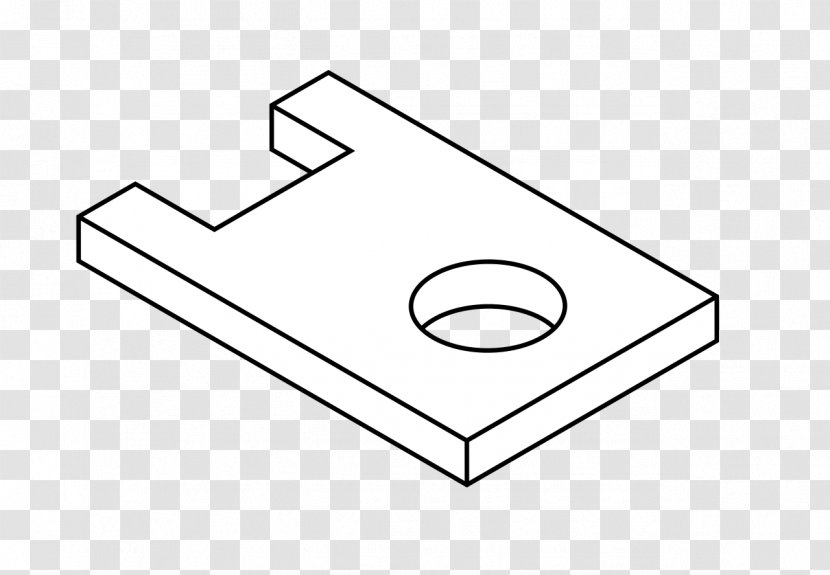 Engineering Drawing Technical - Black And White - Isometric Transparent PNG