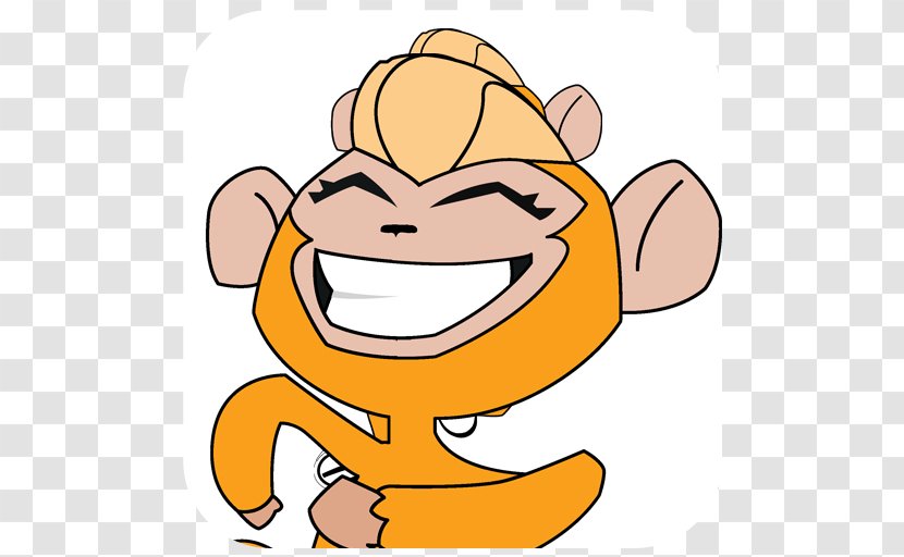 Snout Human Behavior Cartoon Clip Art - Smile - Little Monkey Transparent PNG