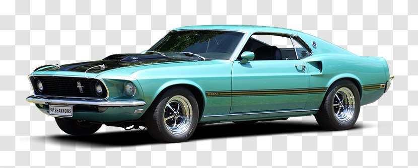 First Generation Ford Mustang Mach 1 Car Motor Company Fiesta - Muscle Cars Transparent PNG