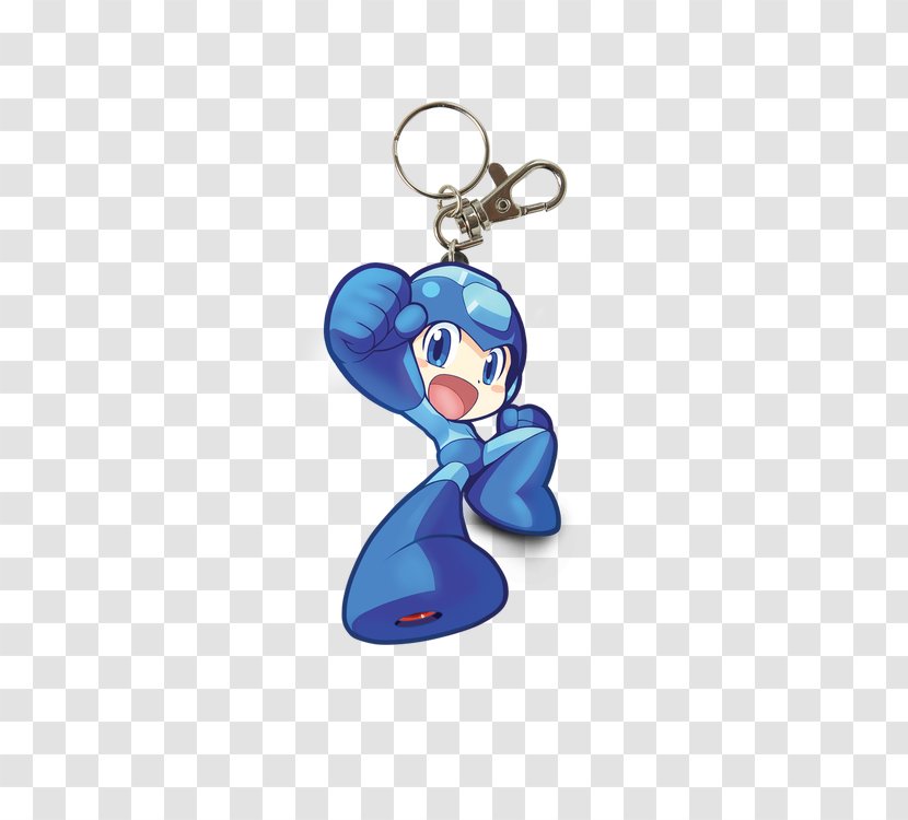 Mega Man Powered Up PSP Key Chains Capcom Cobalt Blue - House Keychain Transparent PNG