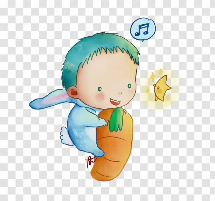 Bunny Pajamas Infant Drawing Toddler - Animation Baby Toys Transparent PNG