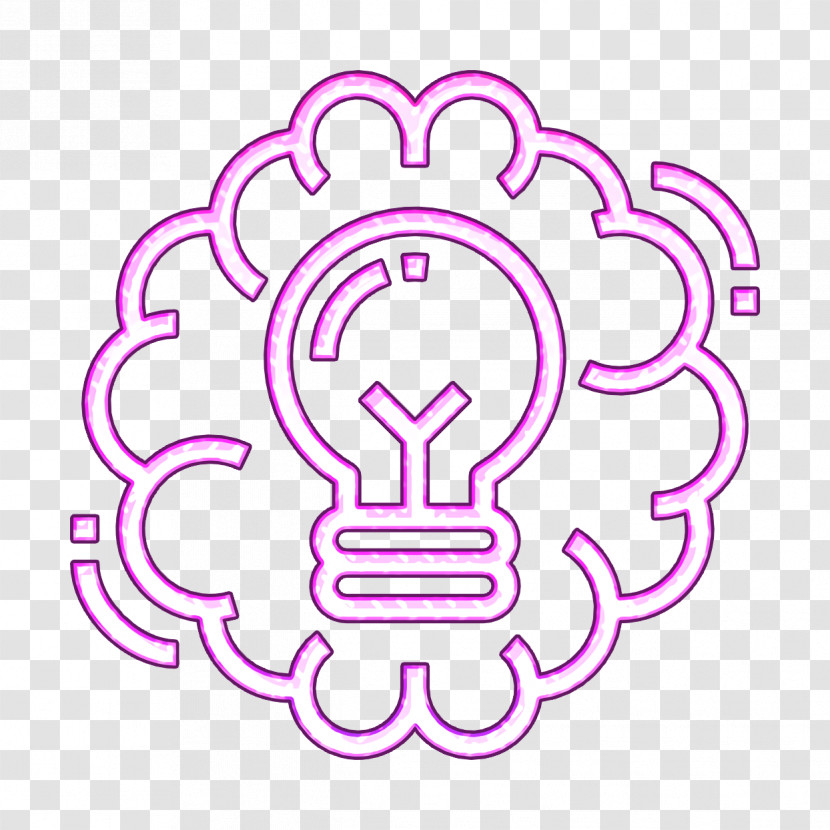 Education Icon Brain Icon Brainstorming Icon Transparent PNG