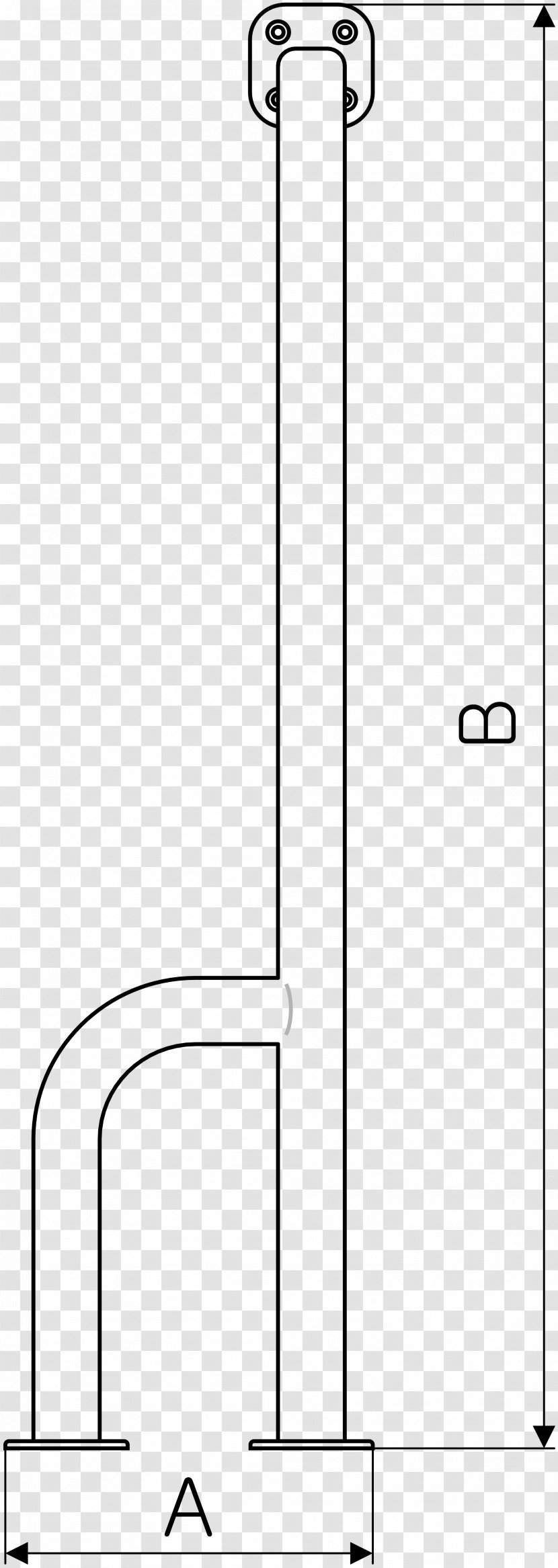 Door Handle Drawing Product Design /m/02csf - Rectangle Transparent PNG