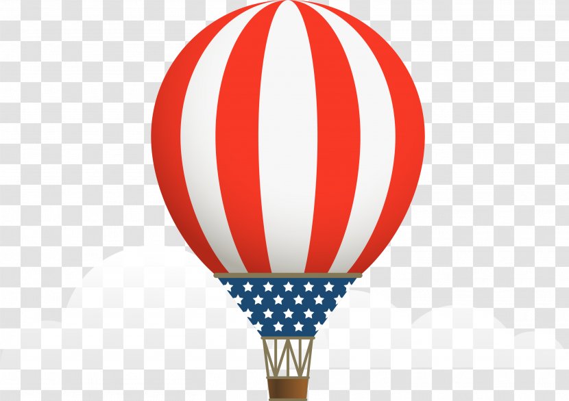 Hot Air Balloon Clip Art - Designer - Red Simple Transparent PNG