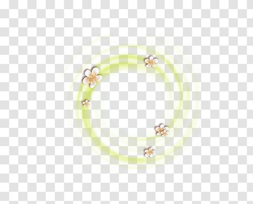 Green Flower Euclidean Vector - Simple Circle Effect Element Transparent PNG