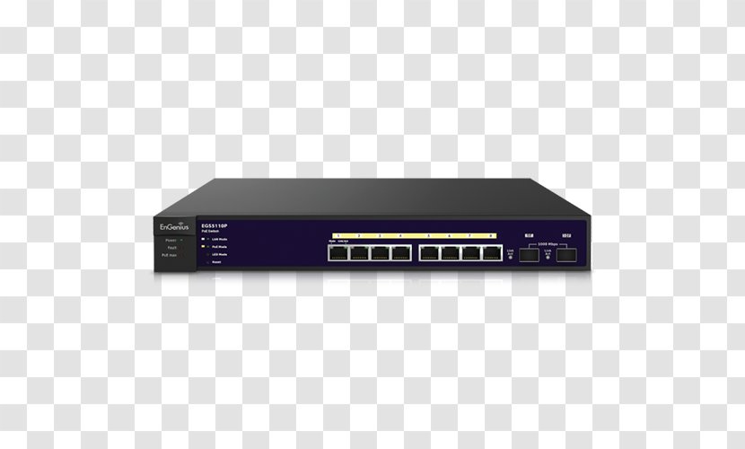 Power Over Ethernet Gigabit Network Switch Computer Port - Mimosa Transparent PNG