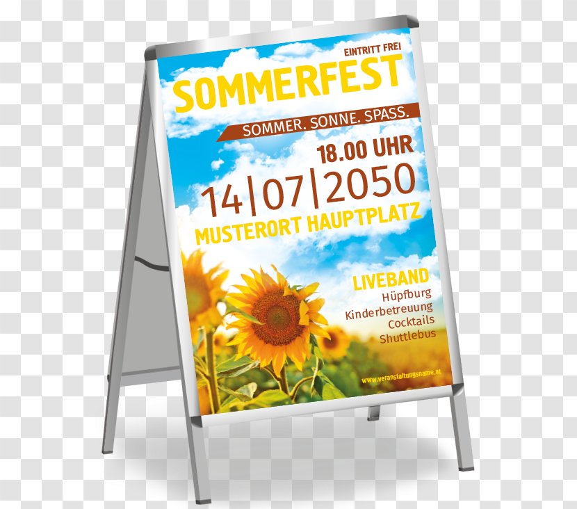 Poster Plakat Naukowy Sommerfest Text - Evenement - Design Transparent PNG