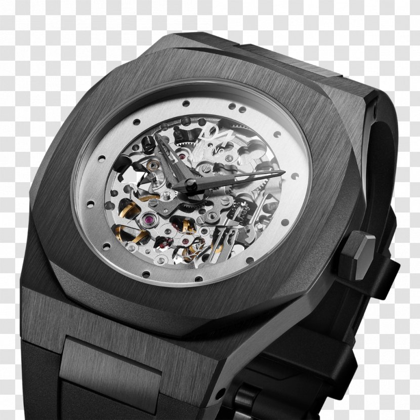 Automatic Watch D1 Milano Skeleton Transparent PNG