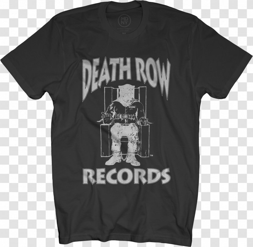 Long-sleeved T-shirt Death Row Records Clothing - Cartoon Transparent PNG