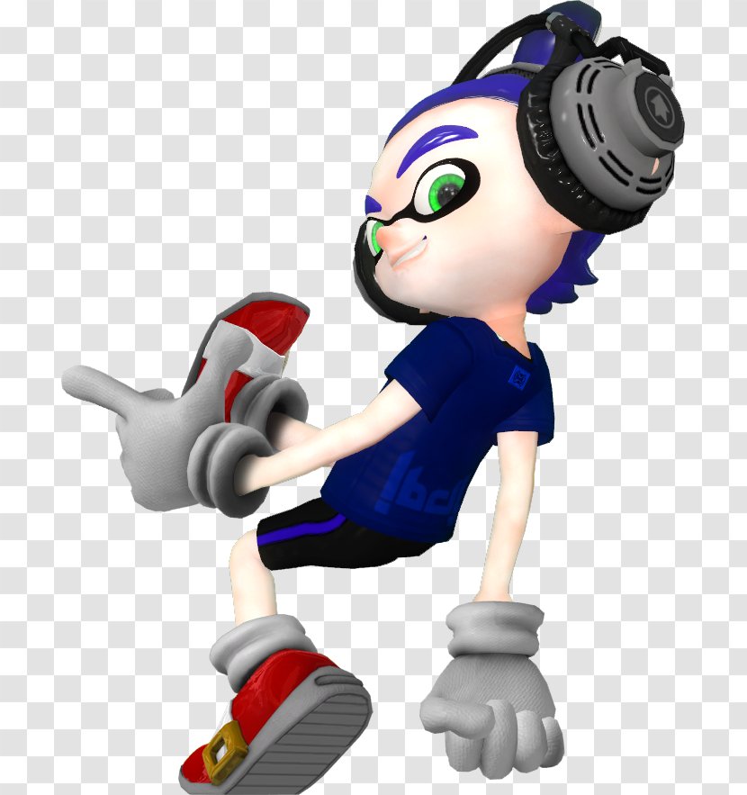 Go On And See Art Figurine Splatoon - Smug Transparent PNG