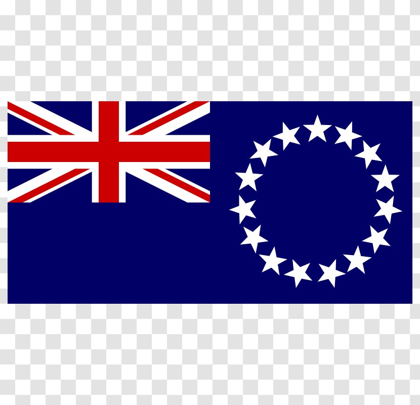 Rarotonga New Zealand Flag Of The Cook Islands - Blue - Out Pictures Transparent PNG