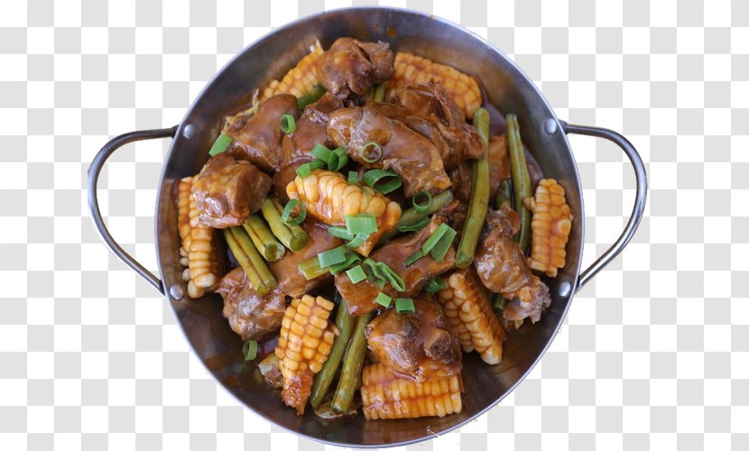 Pork Ribs Vegetarian Cuisine Chinese Deep Frying - Dish - Corn Transparent PNG