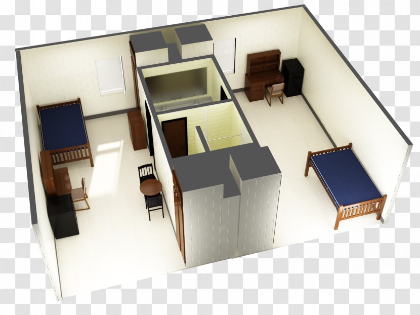 House Dormitory Apartment Student Bedroom - Floor - Dorm Transparent PNG