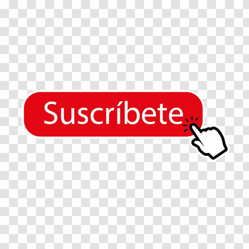 Logo Brand YouTube Product Design - Suscribete Transparent PNG