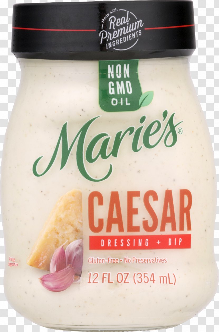 Caesar Salad Cream Condiment Dressing Transparent PNG