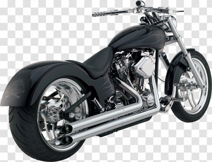 Exhaust System Car Motorcycle Harley-Davidson Softail - Harley-davidson Transparent PNG
