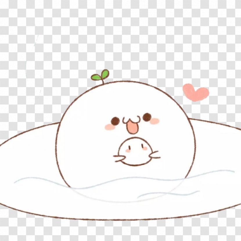 Dango Cuteness Clip Art - Material - Happy Cute Long Grass Dumpling Transparent PNG