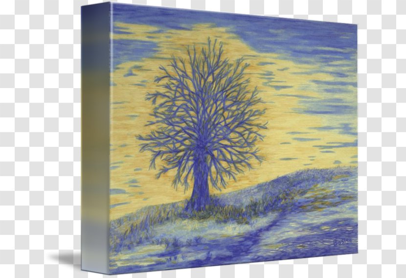 Painting Tree Art Gallery Wrap Acrylic Paint - Landscape Transparent PNG