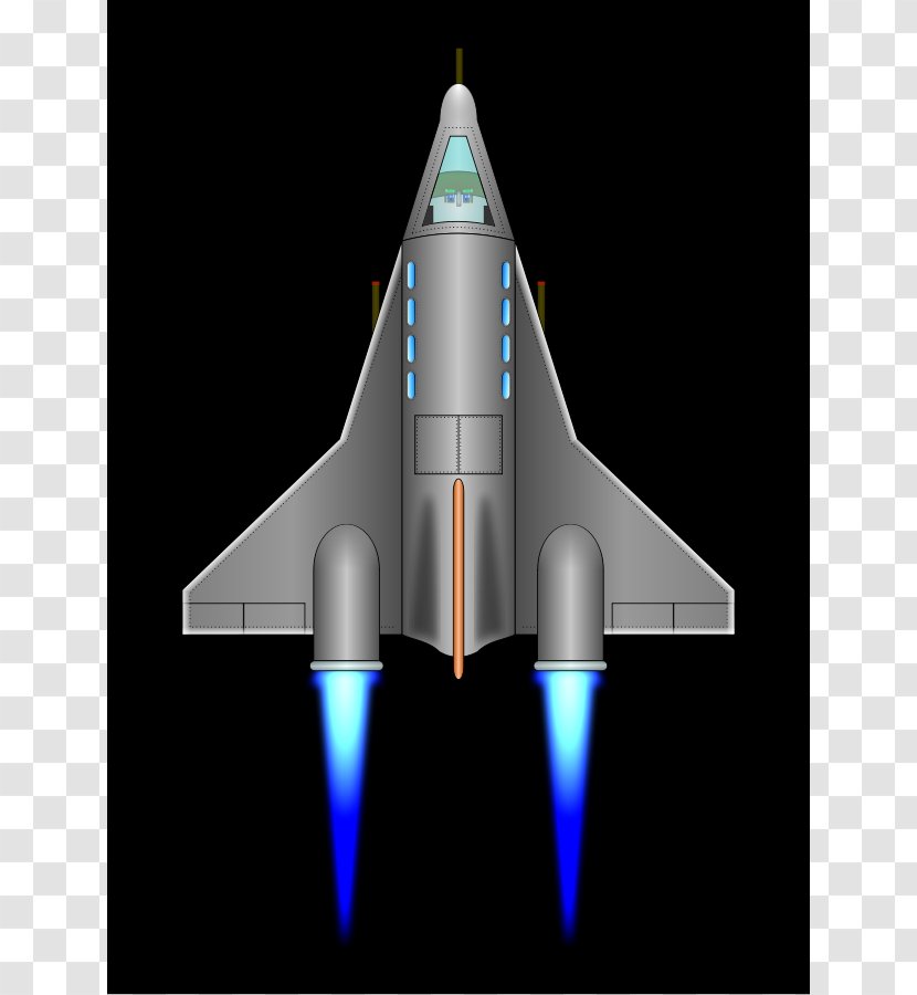 Spacecraft Free Content Clip Art - Wing - Vector Spaceship Transparent PNG