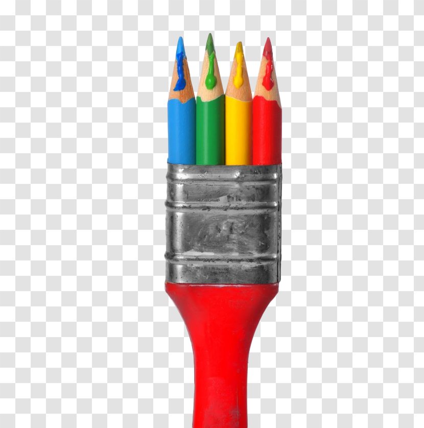 Pencil Paintbrush - Stock Photography - Color Brush Transparent PNG