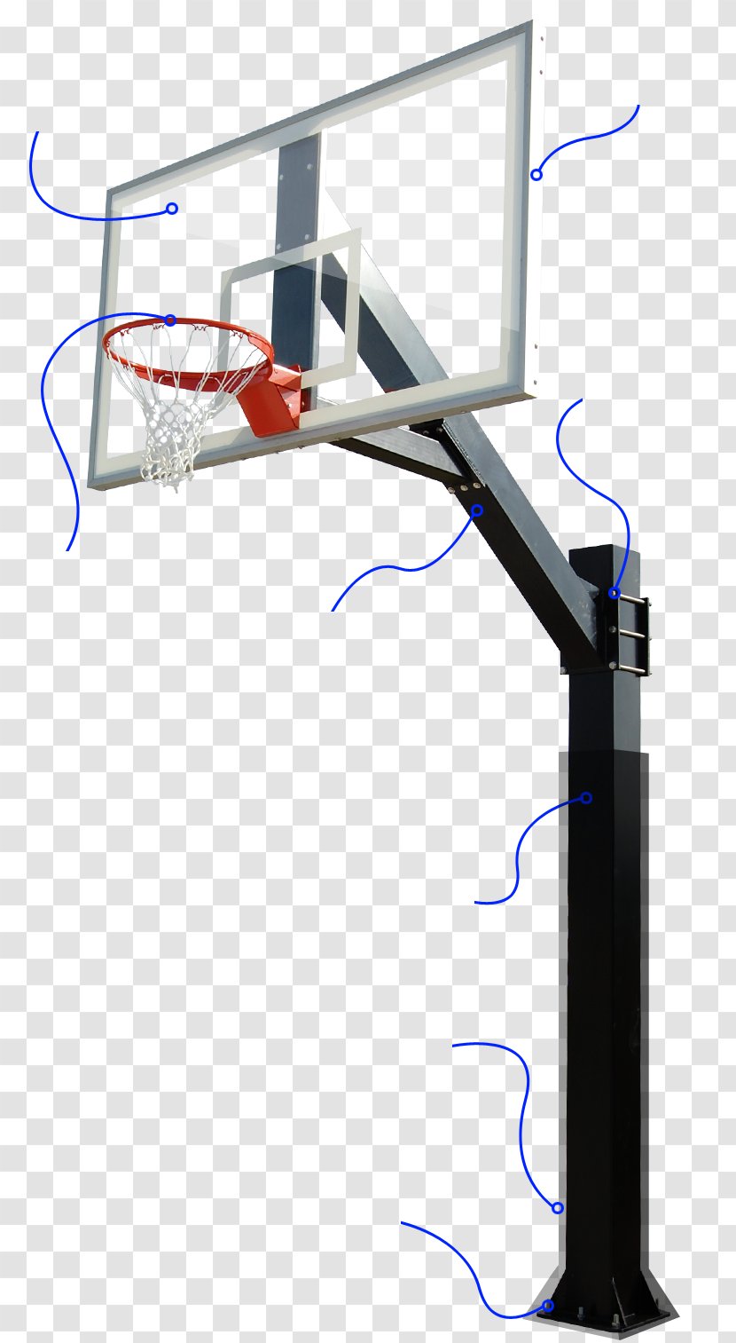 Basketball Court Pro Dunk Hoops Slam System - Inch Transparent PNG