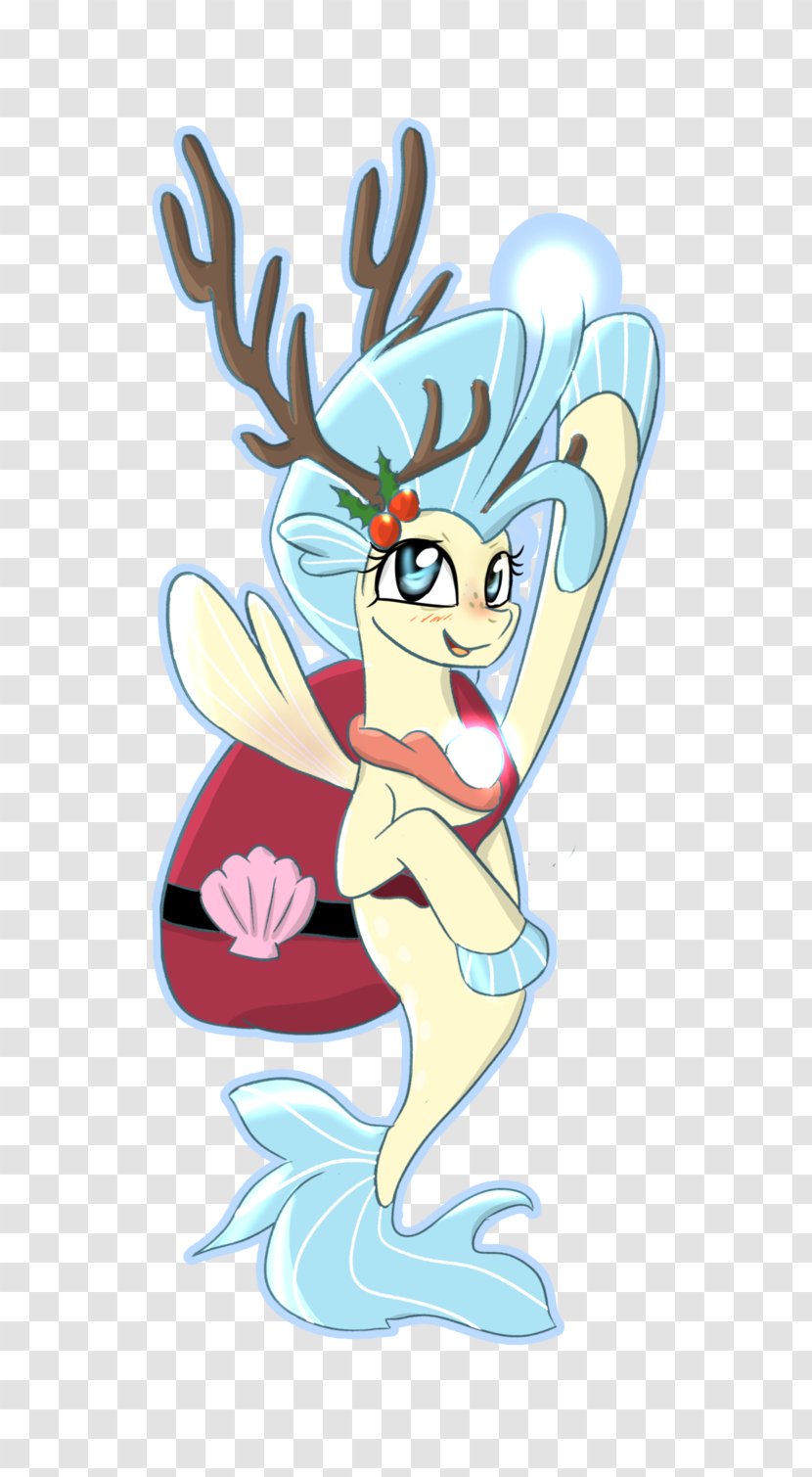 Princess Skystar Reindeer Luna Royal Family - Watercolor - Antlers Transparent PNG