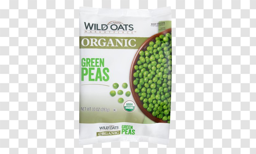 Organic Food Wild Oats Markets Legume Frozen - Superfood - Green Peas Transparent PNG