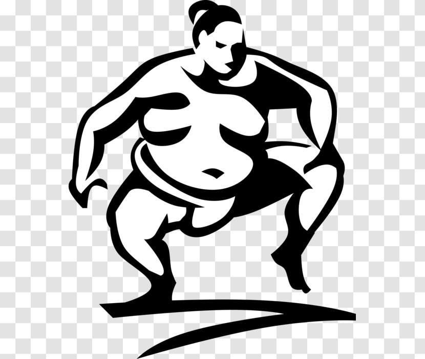 Sumo Drawing Line Art Clip - Artwork Transparent PNG