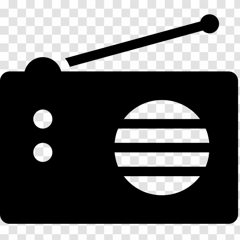 Radio Clip Art - Black And White Transparent PNG