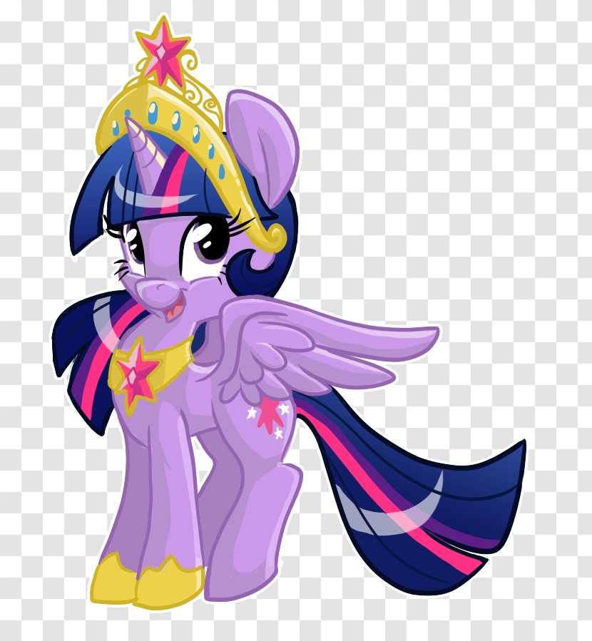 Pony Twilight Sparkle Drawing Rarity - Fairy - Purple Transparent PNG