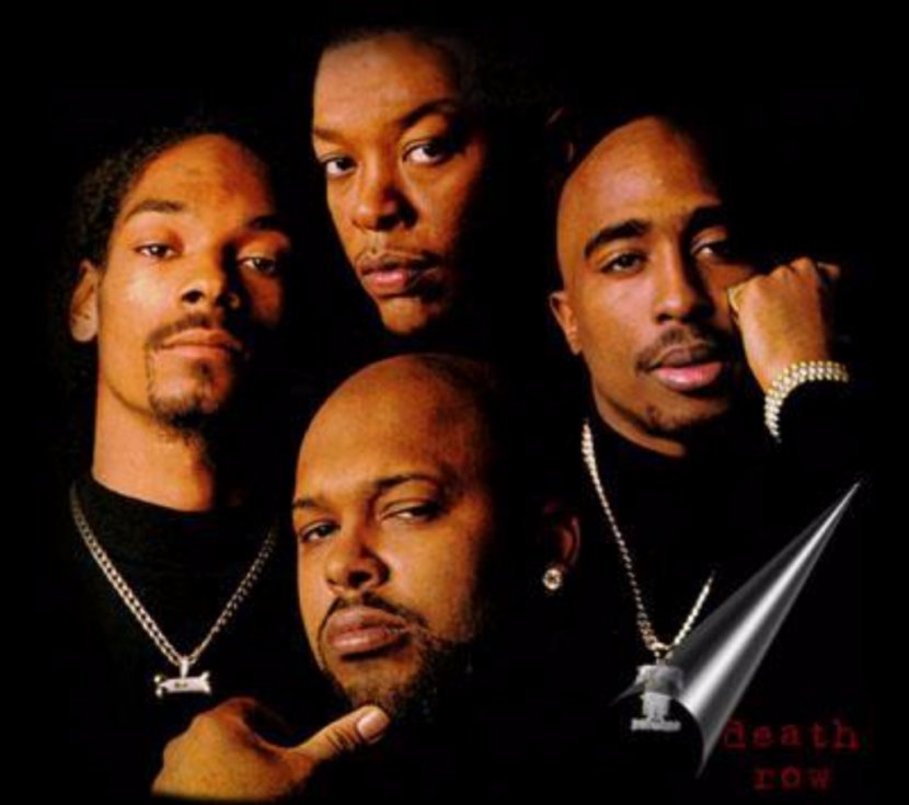 Suge Knight Tupac Shakur Snoop Dogg Welcome To Death Row Straight Outta Compton - Silhouette - 2pac Transparent PNG