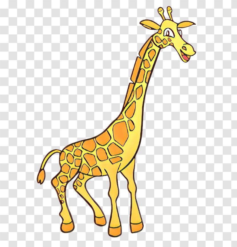 Giraffe Clip Art Cartoon Image Free Content - Wildlife - Adaptation Transparent PNG