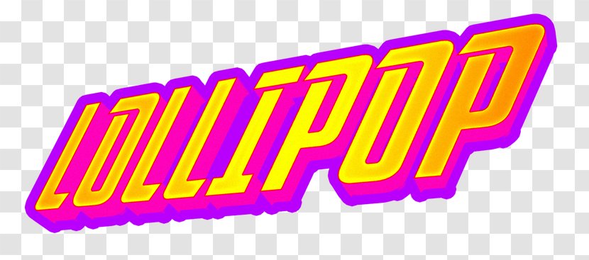 Lollipop Logo Brand Dance Font - Watercolor Transparent PNG