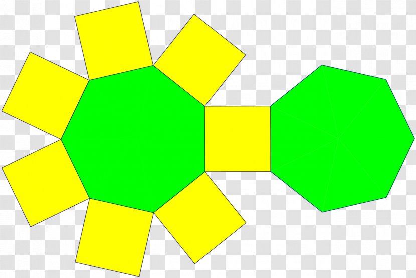Hexagonal Prism Heptagonal Net - Pentagonal Transparent PNG