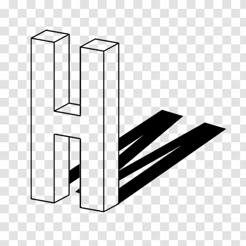 Logo Line Angle Font - Rectangle - Hex Transparent PNG