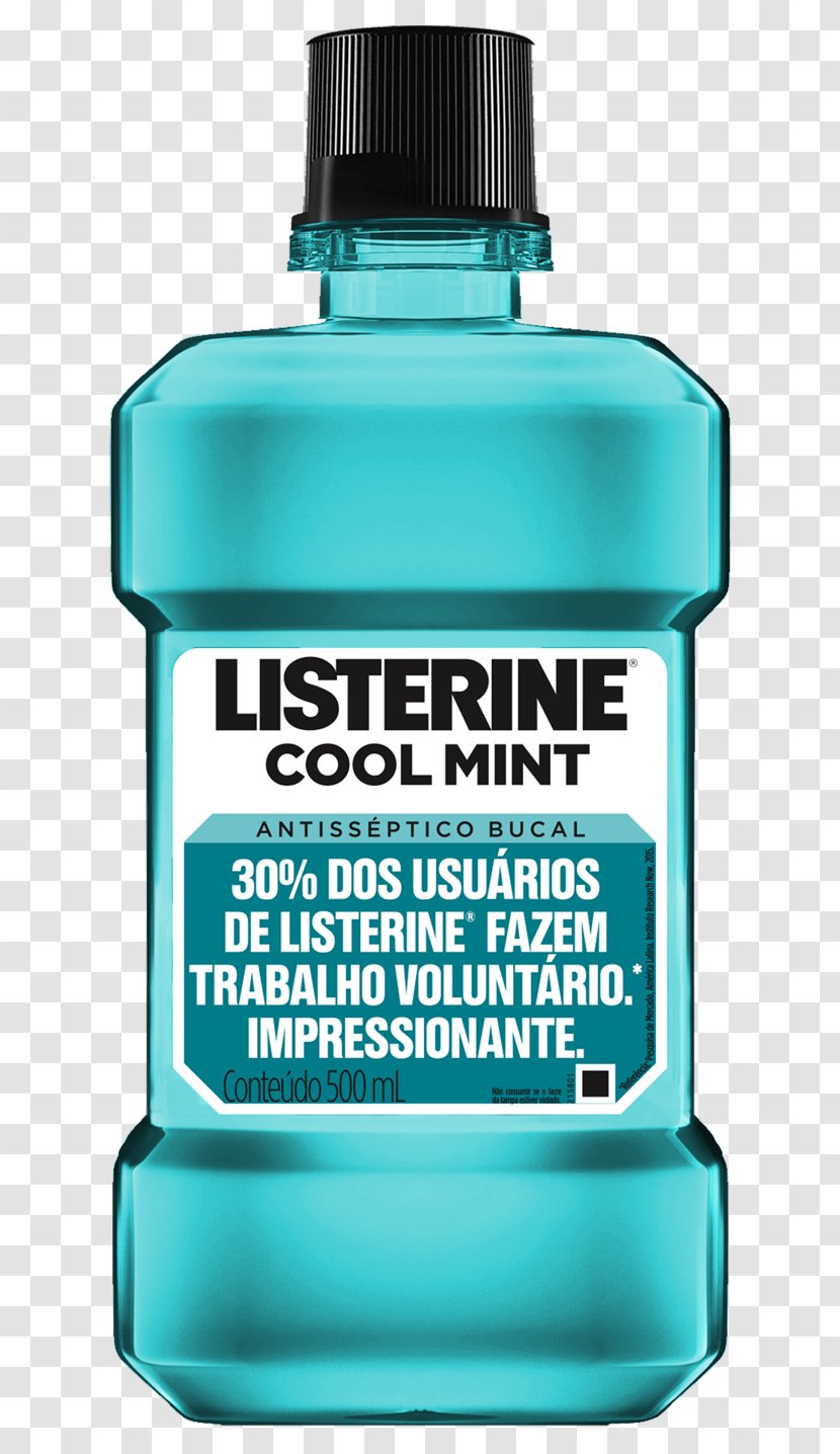 Mouthwash Lotion Listerine Pocketpaks Breath Strips Coolmint 250ml - Mouth - Cool Mint Transparent PNG