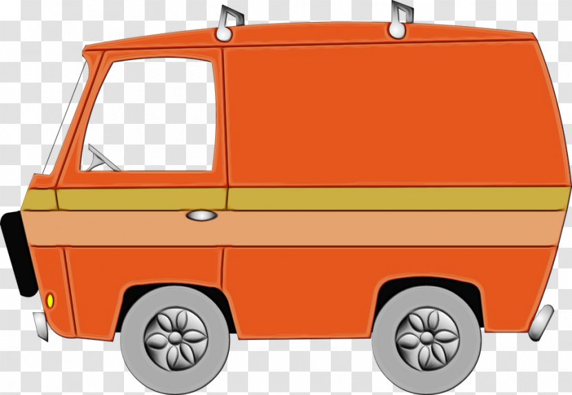 Cartoon Car - Compact Van - Minivan Transport Transparent PNG