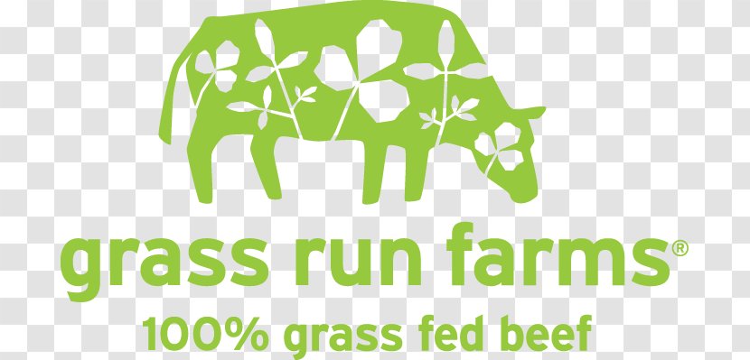 Grass Run Farms Logo Brand Organic Beef Meat - Text Transparent PNG