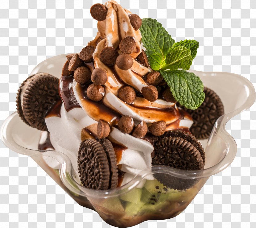 Chocolate Ice Cream Milk Frozen Dessert - Food - Oreo Transparent PNG