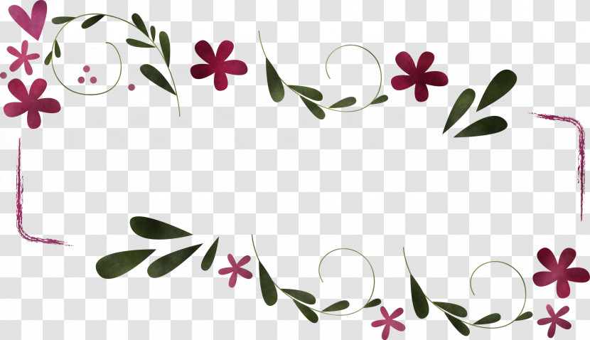 Text Flower Pink Petal Plant Transparent PNG