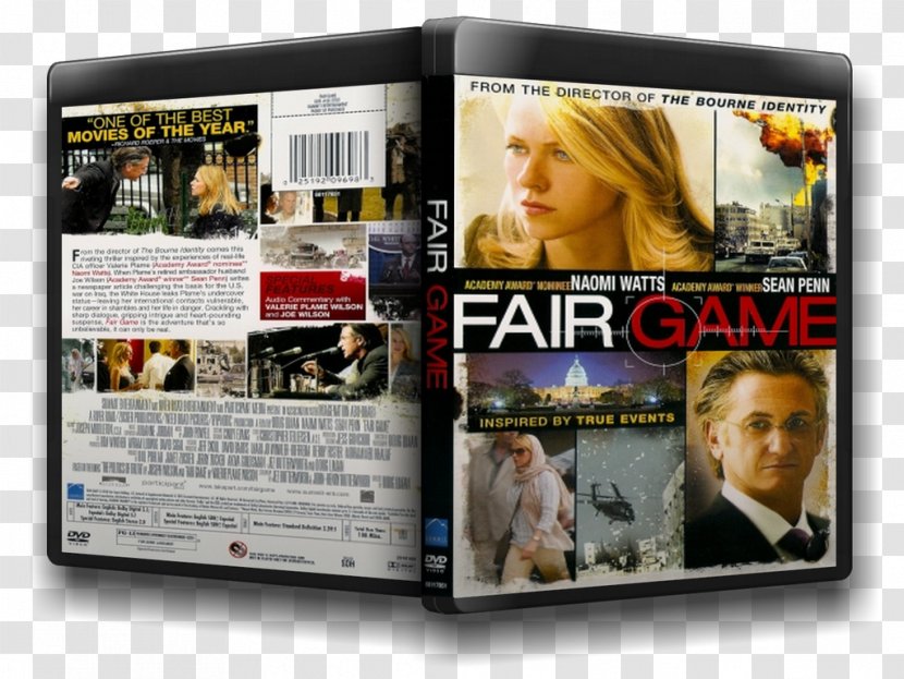 Film Blu-ray Disc DVD Label Poster - Dvd - Fair Game Transparent PNG