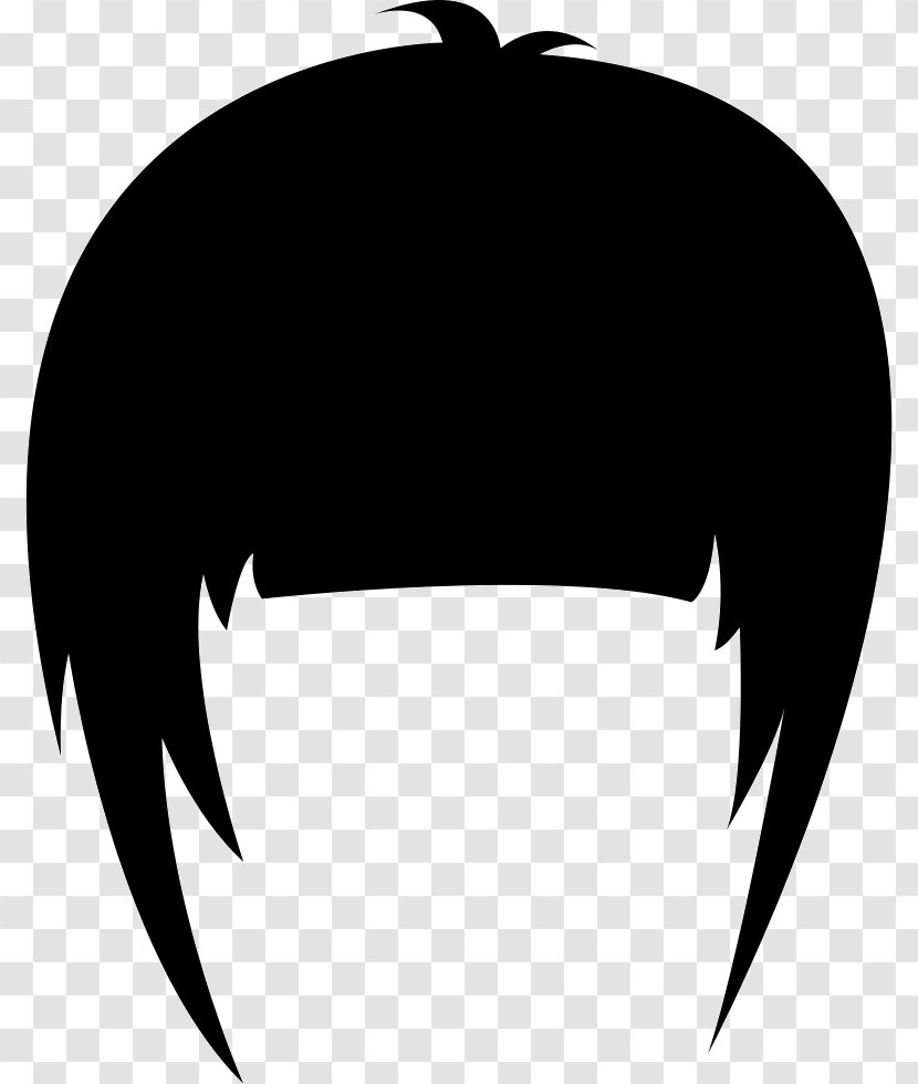 Wig Clip Art - Drawing - Black And White Transparent PNG