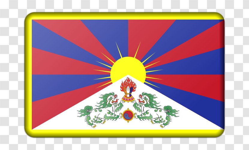 Flag Of Tibet China National Transparent PNG